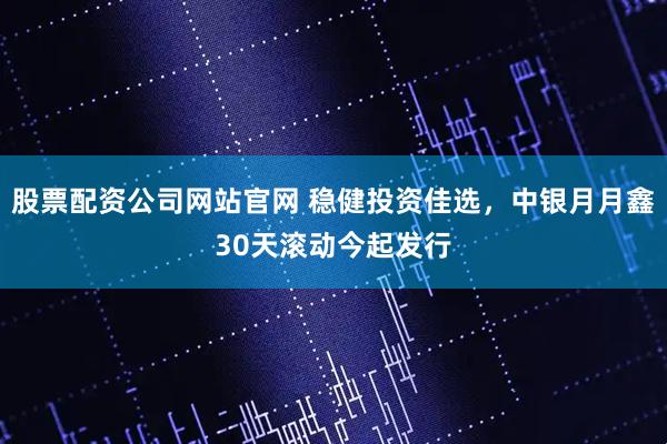 股票配资公司网站官网 稳健投资佳选，中银月月鑫30天滚动今起发行