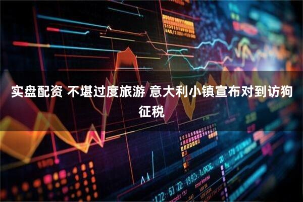 实盘配资 不堪过度旅游 意大利小镇宣布对到访狗征税